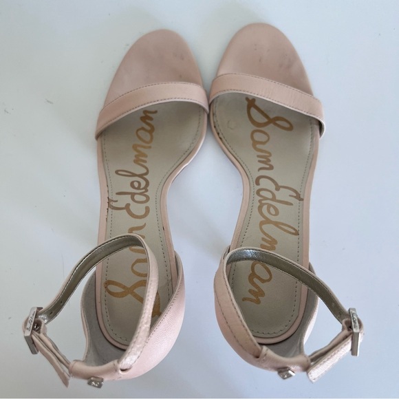 Sam Edelman Patti Ankle Strap Sandal in Nude - Picture 5 of 10